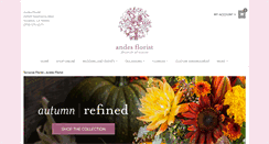 Desktop Screenshot of andesflorist.com