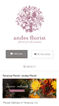 Mobile Screenshot of andesflorist.com